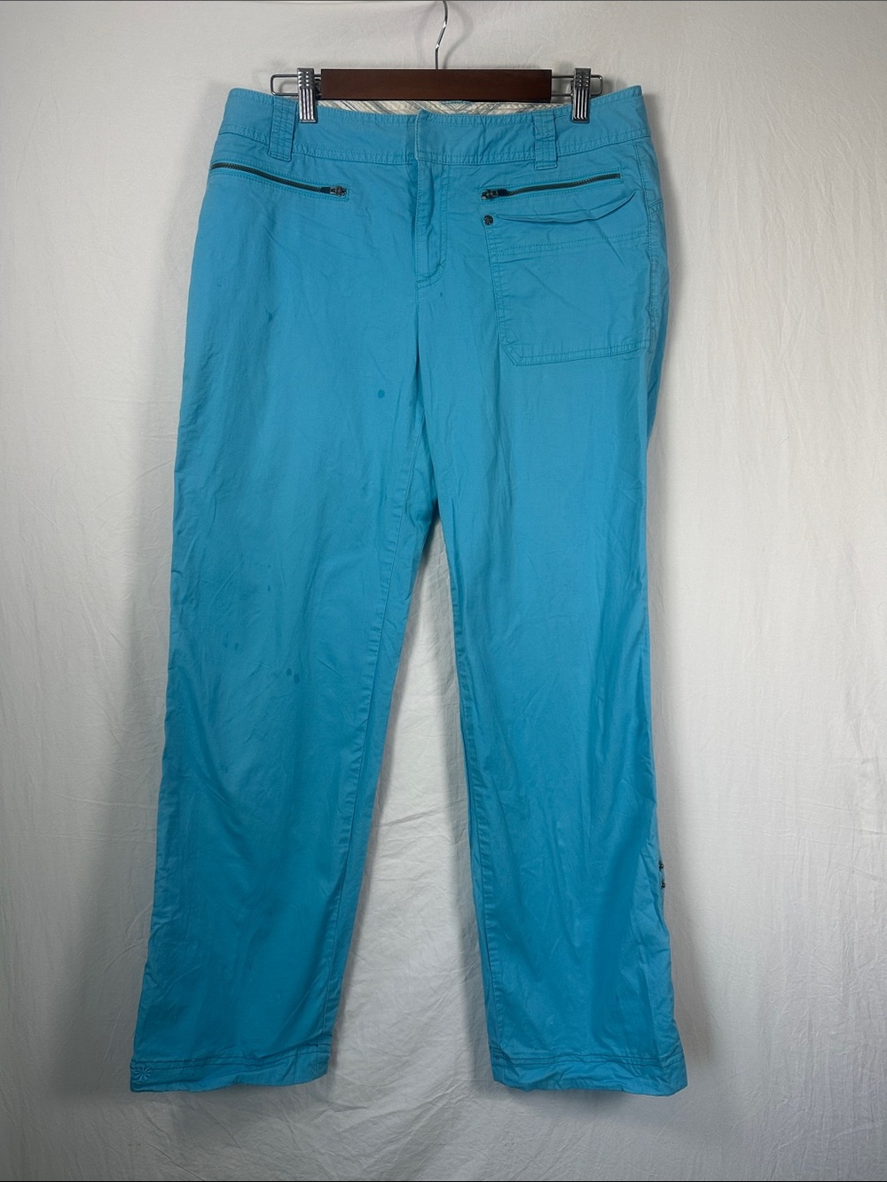 Athleta Men's Bright Turquoise Chino-Style Pants